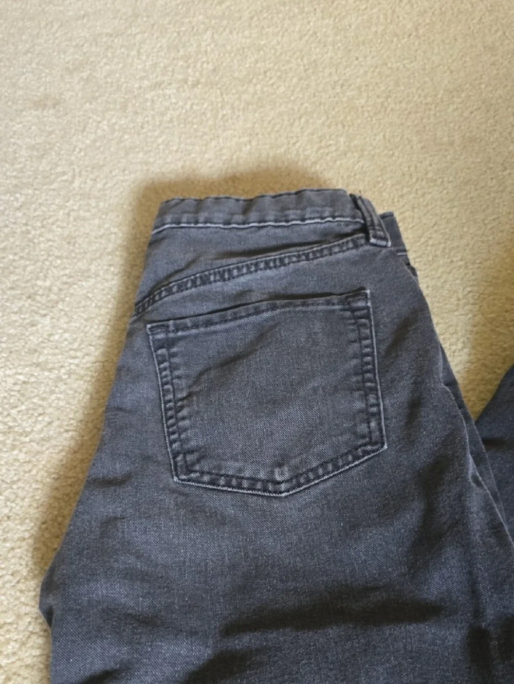 Old Navy Kids High Rise Baggy Wide Leg  Charcoal Gray Jeans Size 14